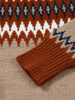 Color Block Crew Neck Sweater