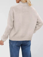 Casual Knit Button-Down Cardigan