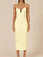 Slit Back Gradient Cami Dress