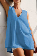 Side Slit V-Neck Tank
