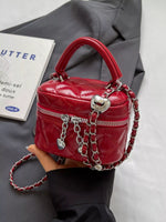 Quilted Pattern Crossbody Bag