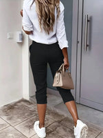 Pleated Detail Pants with Pockets