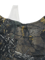 Asymmetrical Neck Printed Long Sleeve Top