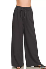 Zenana French Terry Wide Leg Sweatpants