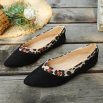 Leopard Pointed Toe Slip-Ons