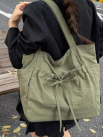 Lightweight Bow Decor Handbag