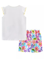 Children's Butterfly Print Summer Set