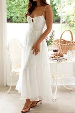 Ruched Smocked Back Cami Dress