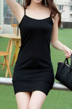Scoop Neck Mini Cami Dress
