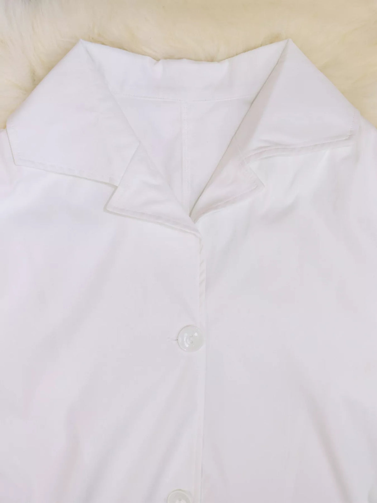 Tie Waist Midi Shirt Dress