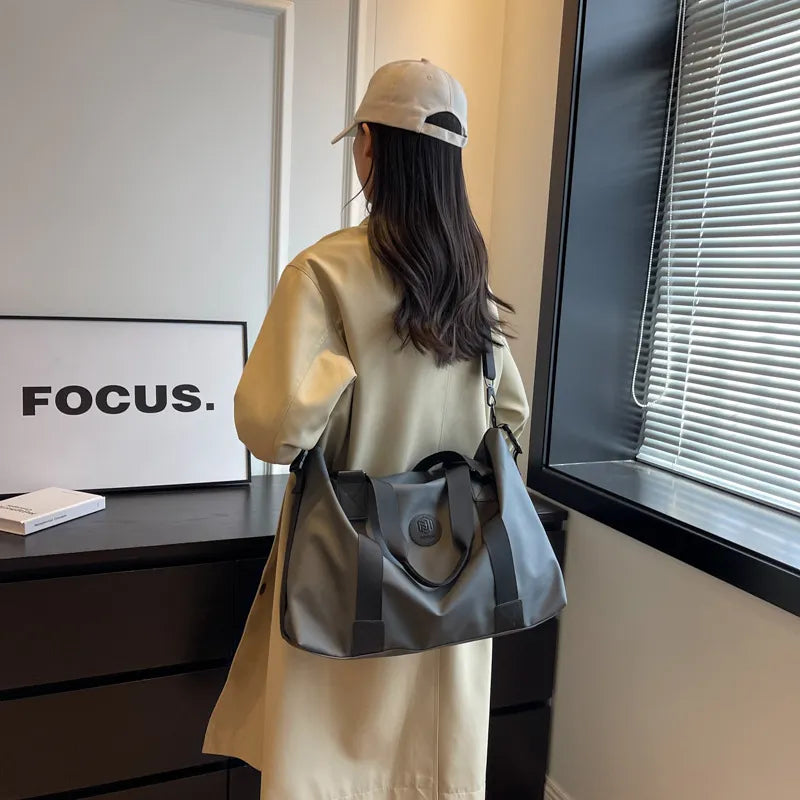 Oxford Cloth Travel Handbag