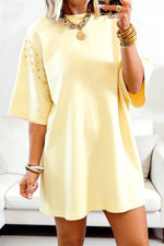 Round Neck Half Sleeve T-Shirt Dress
