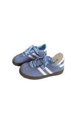 Contrast Round Toe Flat Sneakers
