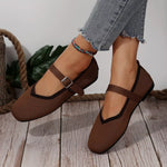 Round Toe Mesh Slip-Ons