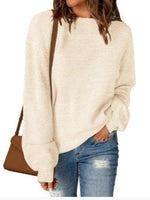 Round Neck Long Sleeve Sweater