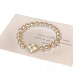 18K Gold-Plated Pearl Bracelet