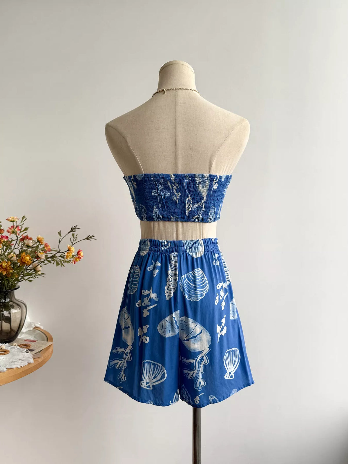 Seashell Print 3-Piece Summer Set