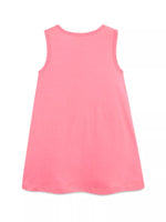 Children's Tropical Parrot Print Sleeveless Dress