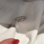 2 Carat Moissanite 925 Sterling Silver Ring