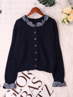 Button Up Long Sleeve Cardigan