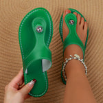 Toe Post Flats Sandals