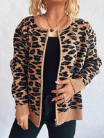 Zip Up Long Sleeve Cardigan