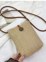 Straw Woven Crossbody Bag