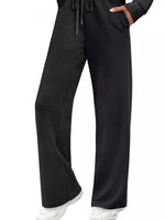 Full Size Long Sleeve Round Neck Top and Pants Set Plus Size