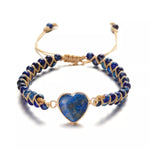 Heart Charm Beaded Bracelet