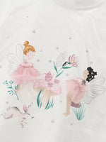 Children's Fairy Graphic Tee and Polka Dot Shorts Set