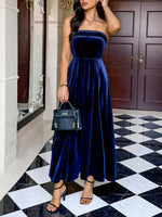 Ruched Tube Midi Dress