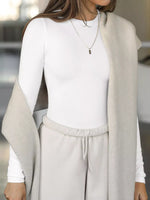 Long Sleeve Crop T-Shirt with Ribbed Texture