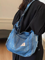 Casual Denim Crossbody Bag