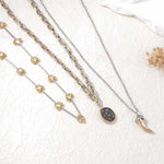 3 Piece Stainless Steel Pendant Necklace