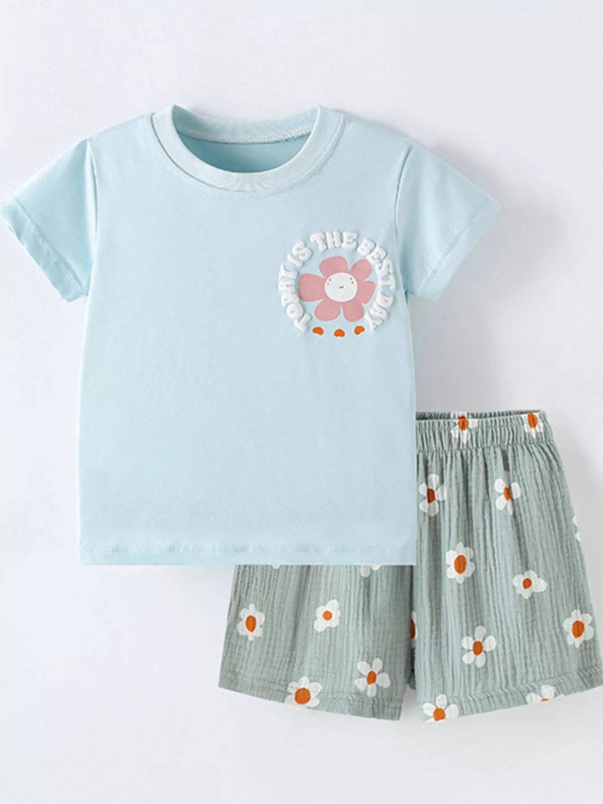 Children's Daisy T-Shirt and Shorts Set