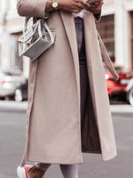 Tie Waist Longline Outerwear