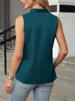V-Neck Satin Tank