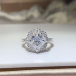 3 Carat Moissanite 925 Sterling Silver Ring
