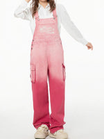 Gradient Wide Leg Overalls