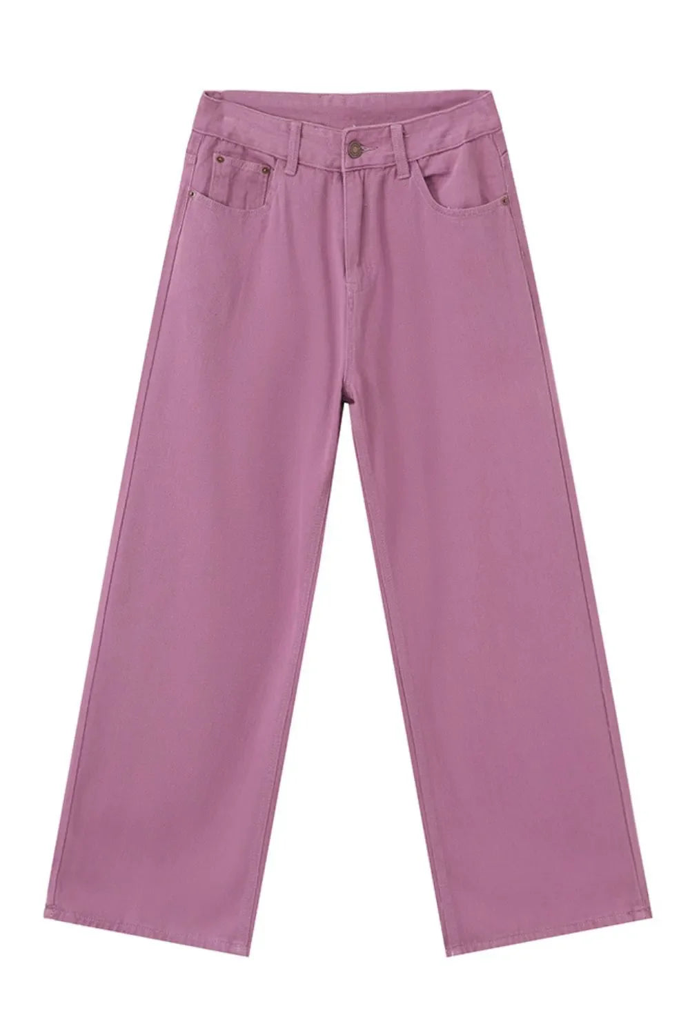 Wide Leg Jeans with Pockets