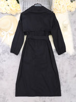 Tie Waist Midi Shirt Dress