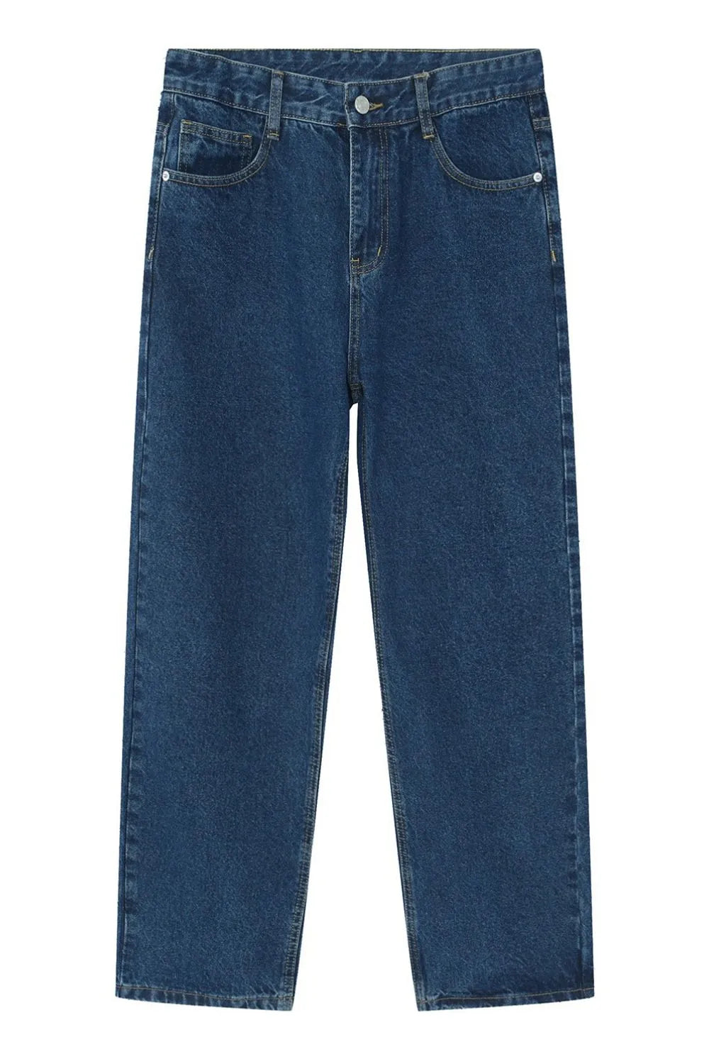 Straight Leg Jeans with Pockets