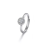 1 Carat Moissanite 925 Sterling Silver Ring