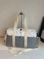 Two-Tone Duffle Bag