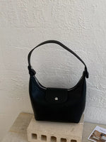 PU Leather Crescent Shoulder Bag