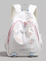 Drawstring Contrast Backpack Bag