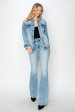 RISEN High Rise Bootcut Jeans