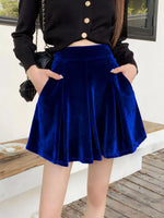 Velvet Mini Skort