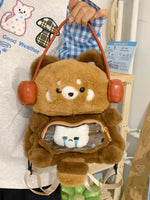 Cat Plush Backpack Bag