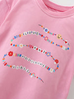 Children's 'Love and Positive Vibes' Graphic T-Shirt